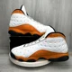 thumbnail image 3 of Ni - ke Ni - ke Air Jordan 13 Retro Starfish White Orange Mens 14 414571-108 Sneakers Shoes, 3 of 5