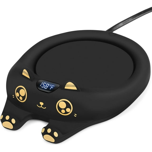 Mug Warmer,Coffee Warmer for Desk Candle Warmer Auto Shut Off,Coffee Cup Warmer with 3 Temp Settings,Electric Beverage Warmer Plate for Coffee,Tea,Water Milk and Cocoa(Not Include Cup)