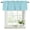Aqua Blue, variant on 2 Pack Pure Lavender Purple Valances for Windows Bedroom Living Room Window Treatments, Modern Solid Color Minimalist Art Rod Pocket Valance Drapes Short Kitchen Curtains Over Sink 42"x12"