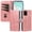 Rose Gold, variant on Flip Case for Samsung Galaxy S10 Lite Dual SIM, 360 Degree Protection Shockproof PU Leather Wallet Phone Cover, Kickstand and 3 Card Slots, Rose Gold