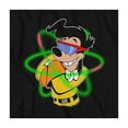 thumbnail image 6 of Disney Mens Powerline Shirt, Graphic Movie Powerline Max Goofy T-Shirt Black – S, 6 of 6