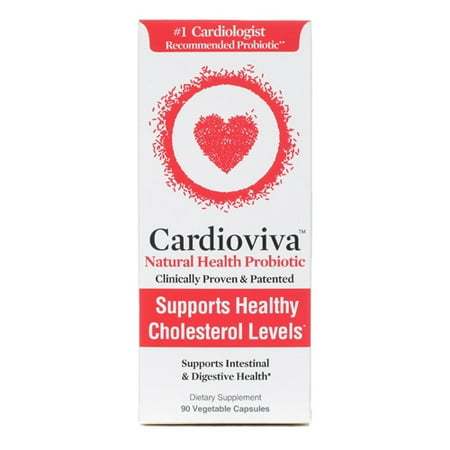 Cardioviva Probiotic - 90 Vegetarian Capsules - Walmart.com