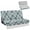 Blue Vintage Tartan Plaid, variant on Xixirimido RV Couch Covers for Sofa Bed 2-Piece Stretchable Backrest & Seat Covers for Jackknife Sofa Bed Anti-slip Camper Couch Covers, Teal Wild Daisy Print