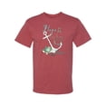 thumbnail image 2 of Hope is An Anchor For The Soul Hebrews 6:19 Inspirational/Christian Men's Graphic T-Shirt, Vintage Heather Red, X-Large, 2 of 3