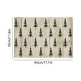 thumbnail image 4 of Cheapark Gift 12x18 Inch Winter Christmas Tree Placemats - Holiday Table Decor, Perfect for Party, Kitchen & Dining Room, 4 of 6