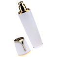 thumbnail image 1 of fastboy Empty Refillable Acrylic Pump Press Bottle Jar Container for Lotion Golden+White 100ml 1Set, 1 of 6