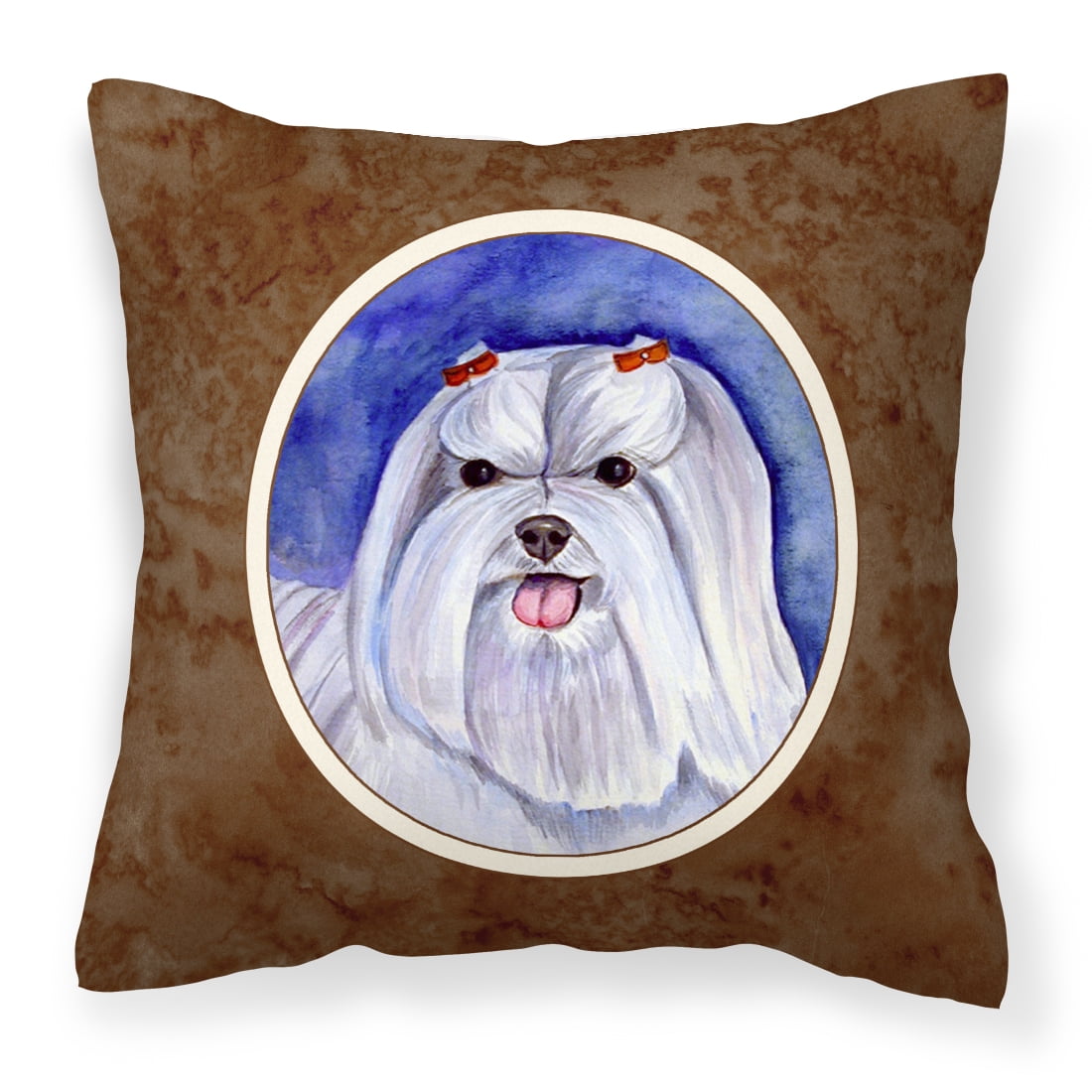 Maltese Fabric Decorative Pillow - Walmart.com - Walmart.com