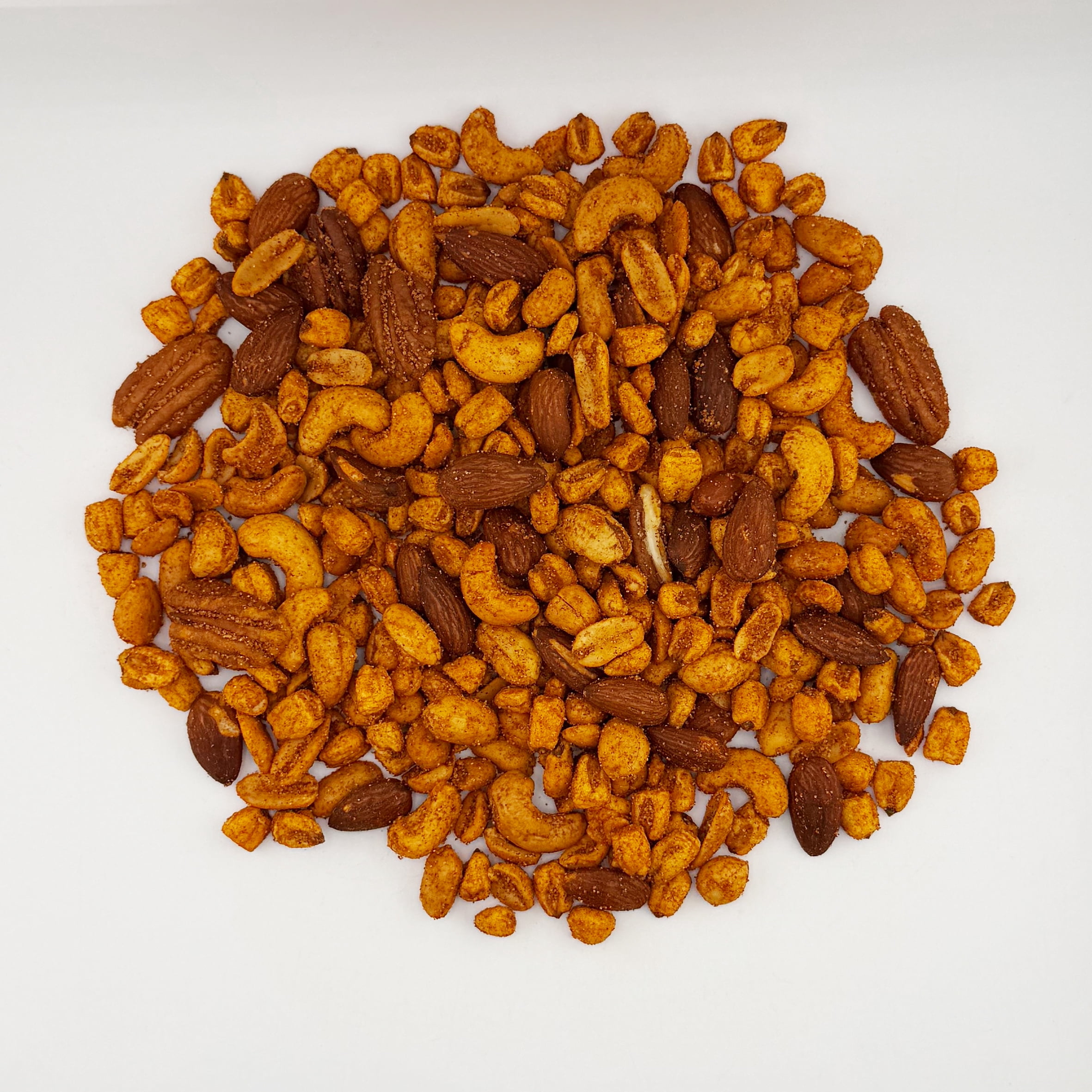 Chili Lime Mixed Nuts & Corn Nuts Snack Mix, Spicy Roasted Variety (Peanuts, Cashews, Almonds, Pecans), 4 oz Bags, Pack of 6