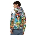 thumbnail image 5 of Lsque Scooby-Doo for Mens Full-zip Hoodie, Zip-up Pullover Hooded Sweatshirt, Kangaroo Pocket Hoodie Ideal for Daily Wear, Travel, and Home-Small, 5 of 8