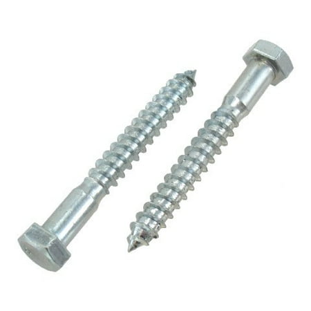 

3/8 X 5 Zinc Plated Grade 2 Lag Screws (Pack of 12)