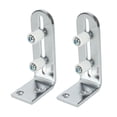thumbnail image 1 of 2X Floor Guide for Bottom Of Sliding Barn Doors Adjustable Wall Mount Stay Roller Guide Ball Bearings, 1 of 8