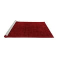 thumbnail image 2 of Ahgly Company Machine Washable Indoor Square Abstract Red Modern Area Rugs, 8' Square, 2 of 4