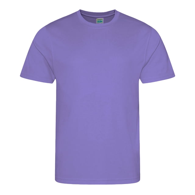 Just Cool - Camiseta Lisa de Entrenamiento para Hombre (Lavanda Digital)