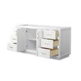 thumbnail image 2 of Wyndham Collection Miranda 66" No-Sink Single Bathroom Vanity in White/Gold, 2 of 4