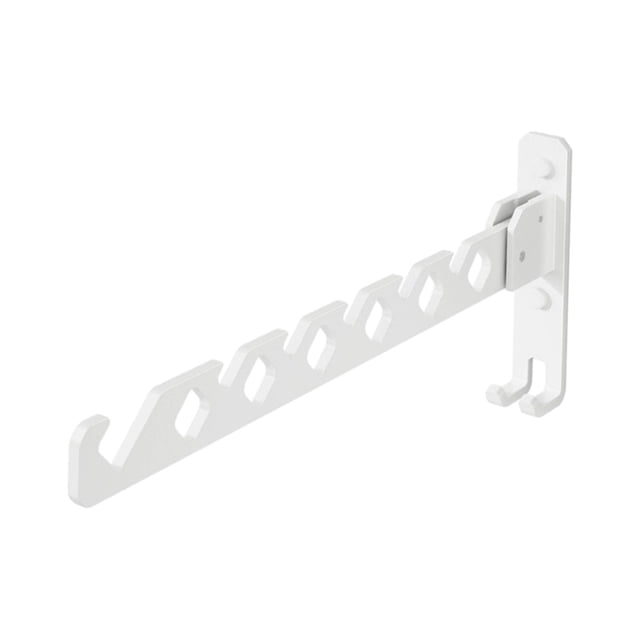 Perchero para secar calcetines, perchero plegable para ropa interior, sujetadores y pinzas blanco