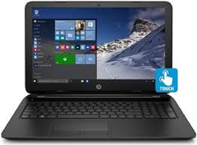 Refurbished HP Black 15.6&quot; 15-f337wm Touch Laptop PC w AMD A8-6410 4GB Memory 500GB Drive
