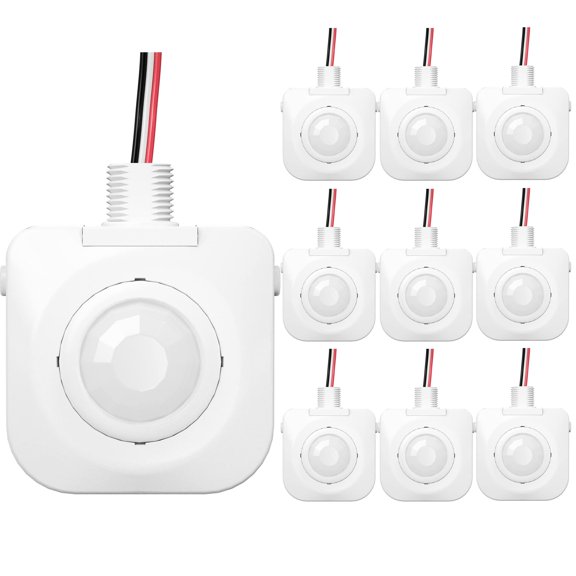 Sensor de Movimiento por Ocupación EverElectrix PIR 360° 110-277V