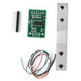 thumbnail image 3 of Célula de carga digital, sensor de peso de 5 kg Módulo HX711 Accesorios de presión de báscula electrónica de alta precisión, 3 of 11