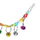thumbnail image 3 of Campana pequeña para loro, colorida, hecha a mano, joyería para mascotas, jaula colgante, columpio (C) Ndcxsfigh Para estrenar, 3 of 8