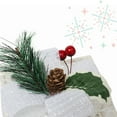 thumbnail image 3 of Leadtron 3-Pack Square LED Lighted Display Stands, Warm White ABS Plastic Rack with Snow Flock for Holiday Village, Christmas Garden & Mantle Decor, 3 of 17