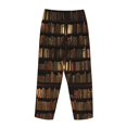 thumbnail image 5 of Haiem Bookshelves Women's Pajama Pants Ultra Lightweight Pjs Bottoms Sleepwear Bottom Pants With Pocket Drawstring-X-Large, 5 of 9