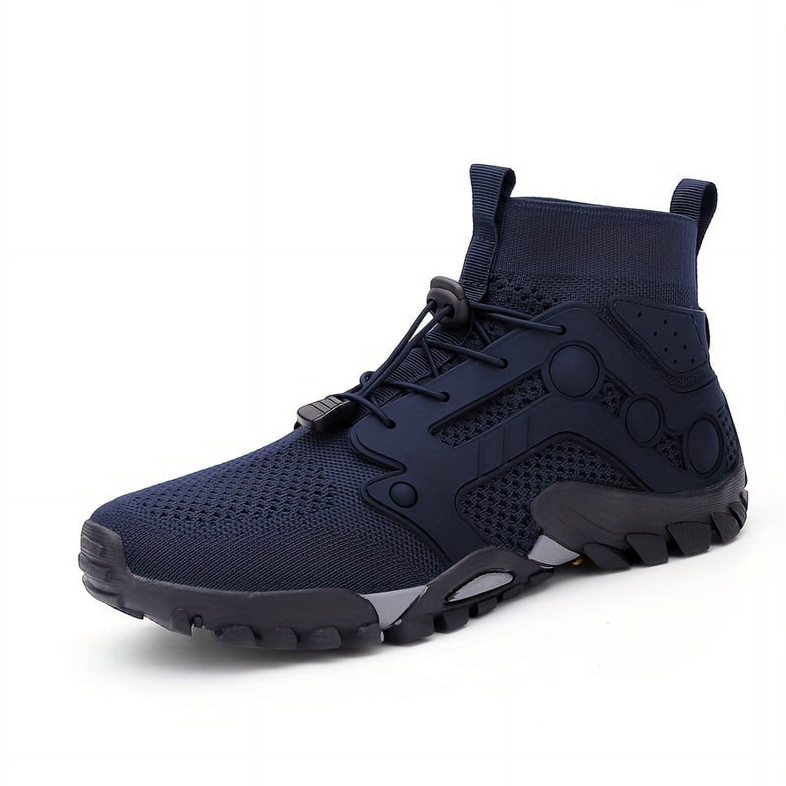 Men Women Water Hiking Shoes Barefoot Slip Resistant High Top Wading Shoes for Walking Fishing River Creek Kayaking