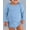 Light Blue, variant on Infant Long-Sleeve Baby Rib Bodysuit