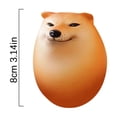 thumbnail image 3 of Nouveau Œuf de Chien Drôle Chai Chien Décompression Jeu Lent Fait Main Poupée Netizens Avancé, 3 of 5
