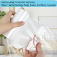 thumbnail image 1 of EIGTHTAIL Small Trash Bags  Disposable Mini Garbage Plastic Bags  High Density  Thin  Lightweight  For Office  Home  Hospital  Wastebaskets  30 Counts Clear Trash Bags, 1 of 8