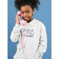 thumbnail image 2 of Follow Your Dreams Watercolors Hoodie Juniors -Image by Shutterstock,  Large, 2 of 4