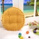 thumbnail image 3 of Cojín de asiento de maíz redondo grueso, cojín de silla de apoyo para glúteos, 8 colores Amarillo kusrkot Cojín del asiento, 3 of 5