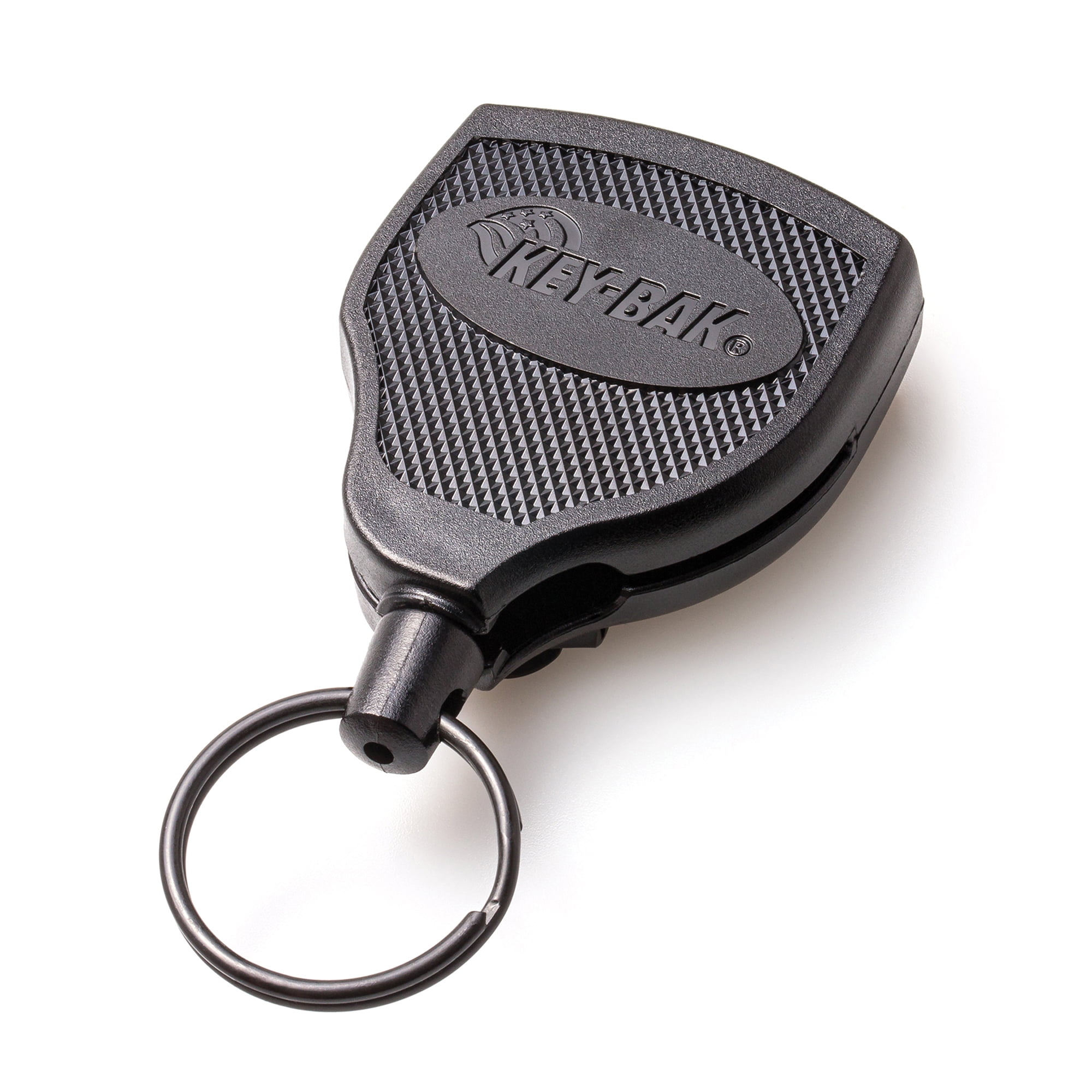 KEY-BAK SUPER48 Heavy Duty Polycarbonate Retractable Keychain with Ball-Joint Lock, One Size