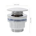 thumbnail image 2 of Miangastore Bathroom Waste Plug Copper 1Set, 2 of 8
