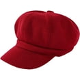 thumbnail image 6 of CoCopeaunts Octagonal Newsboy Cap Casual Vintage Painter Detective British Style Solid Hat Women Autumn Winter Warm Beret Hat, 6 of 7