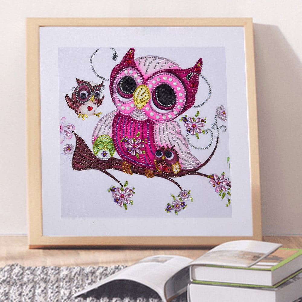 Diamond Painting Owl DIY 5D Diamond Painting Special Shape Diamond