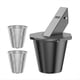thumbnail image 1 of Cubo de con Embudo para Grasa y Forro de Aluminio Desechable, Cubo de Grasa de Gran Capacidad para Barbacoas y Picnics., 1 of 5