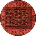 thumbnail image 1 of Ahgly Company Indoor Round Persian Orange Traditional Area Rugs, 6' Round, 1 of 1