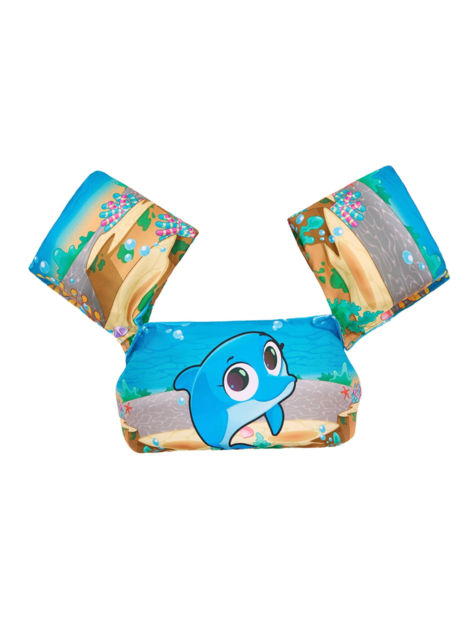 Woshilaocai Kids Life Jacket Swim Vest with Water Wings Floatation Device -  Walmart.com
