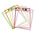 thumbnail image 1 of Senbaida Oversized Reusable Pocket Sleeve Ticket Holder, 10x14 Inches, Assorted Colors, Single Piece, 1 of 5