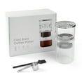thumbnail image 1 of 300ml/10.15oz Cold Brew Coffee Maker for Tea and Coffee Extraction Borosilicate Glass Dripper Iced Coffee Brewer Maker with Cleaning Brush Spoon for Home Office Travel, 1 of 7