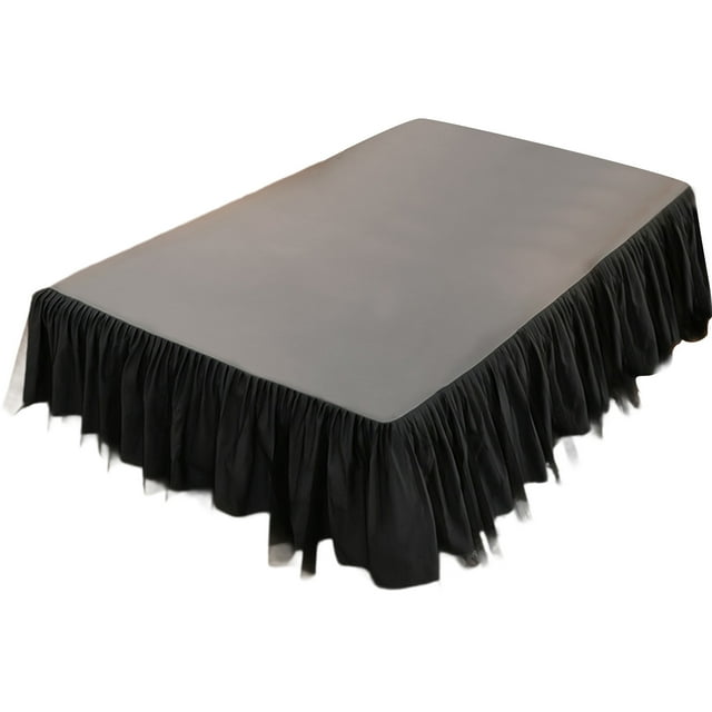 Btomtd Defend Slip Mattress Cover Mesh Bed Skirt Protector With Dusts Barrier Suitable For Home Decoration 59x79in, Dark Gray