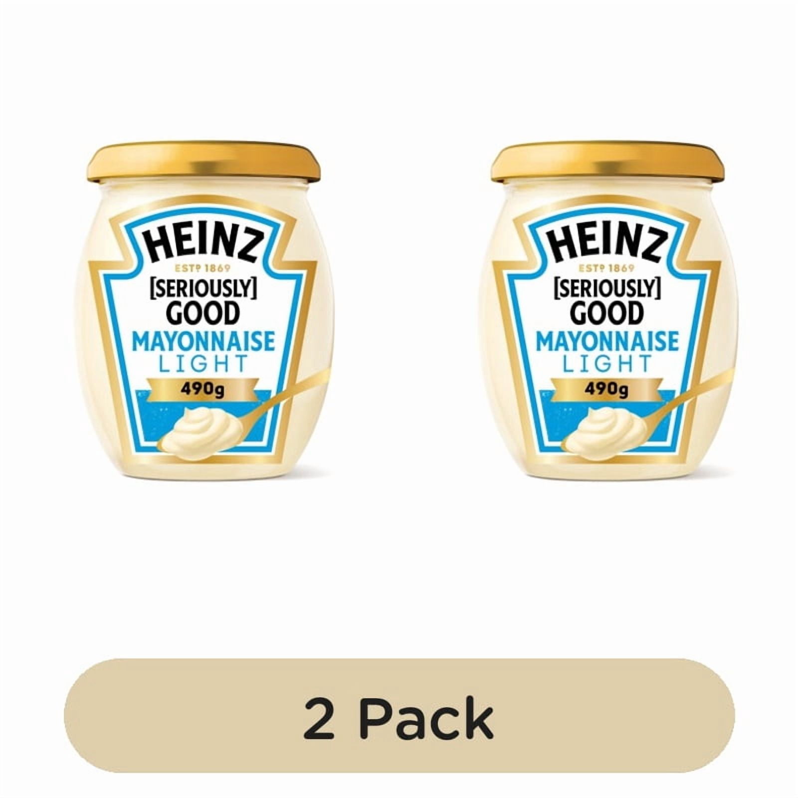 Heinz Seriously Good Light Mayonnaise 480g, British Import (Pack of 2)