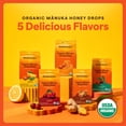 Propolis Health Wedderspoon Organic Manuka Honey Drops for Dry Throats with Bee ...