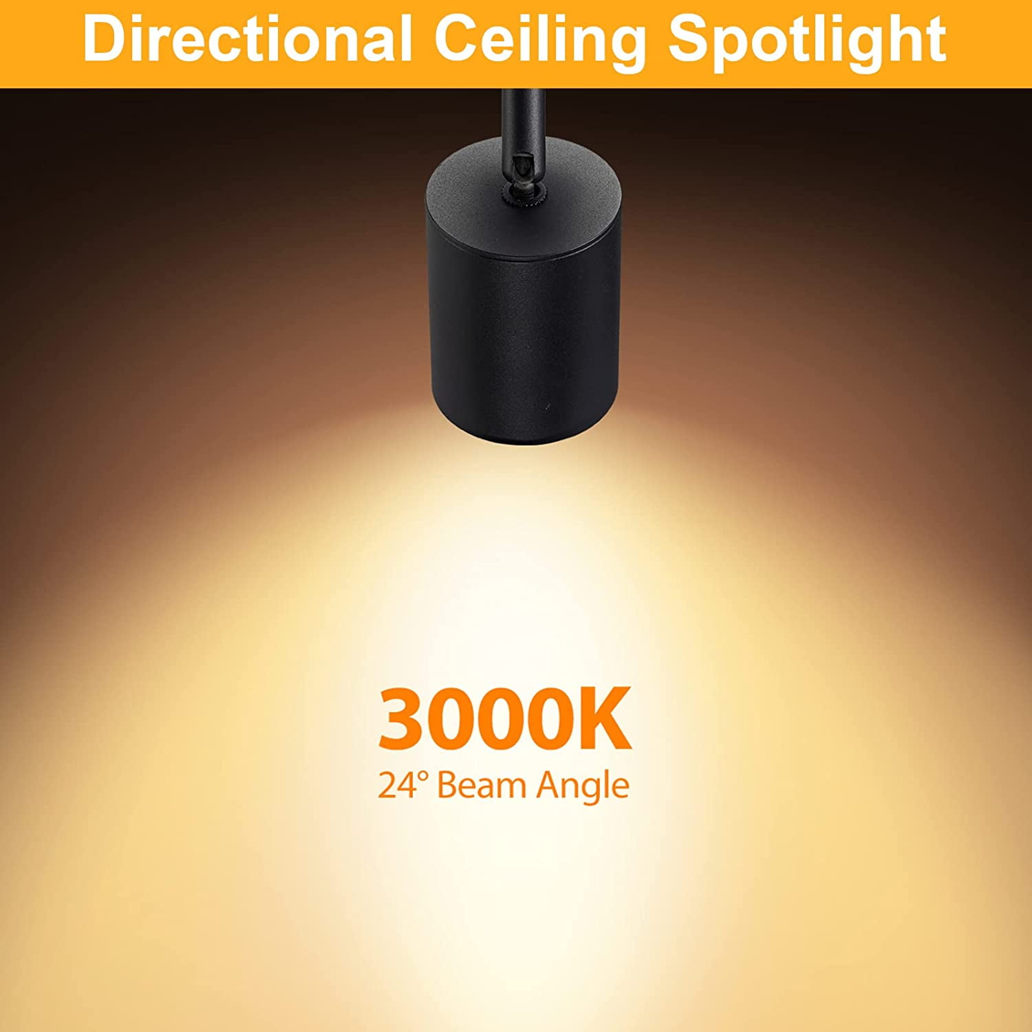 VANoopee Spotlight, Dimmable, Adjustable Indoor Ceiling Flush Mount Light