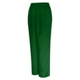 thumbnail image 5 of Women's Wide Leg Pants High Elastic Waisted in The Back Business Work Trousers Long Straight Suit Pants, 5 of 6