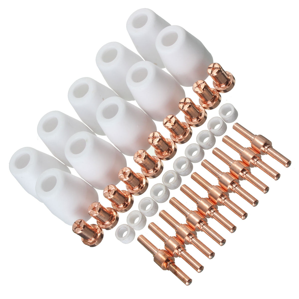PT31 Plamsa Cutter Torch Electrode Nozzles Consumables Kits 60PCS For CUT40/50 