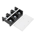 thumbnail image 1 of Screw Terminal Strip Block 3 Position 2 Row Power Supply Copper Barrier 300A 600V, 1 of 5