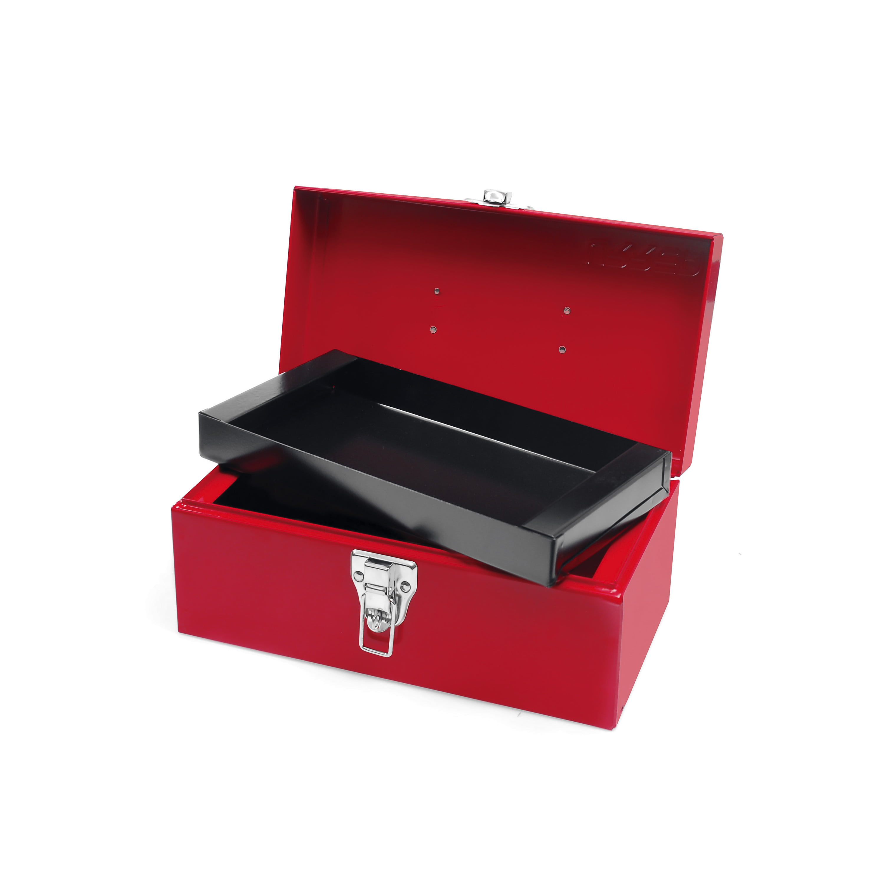 Details about   Metal Tool Box 9.6"x5"x1.4" Portable Storage Organize 24 Gauge Construction Red 