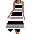 thumbnail image 1 of Ladies Summer Tops Impreso sin Mangas Cuello Redondo Vestido Casual para el Uso Diario Y Casual, 1 of 5