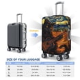 thumbnail image 3 of Salouo Starry Night Cat Guitarist A Pattern Travel Dust-proof Suitcase Cover, Softside Suitcase Protector Luggage Cover Protector for 18-32inch ,Not Included Suitcase, 3 of 8